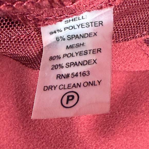 Calvin Klein Burgundy Sleeveless Mini Dress - Picture 5 of 12